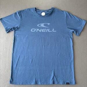 O'Neill T Shirt Mens Blue Large Graphic Short Sleeve Crewneck Surf Skate Outdoor